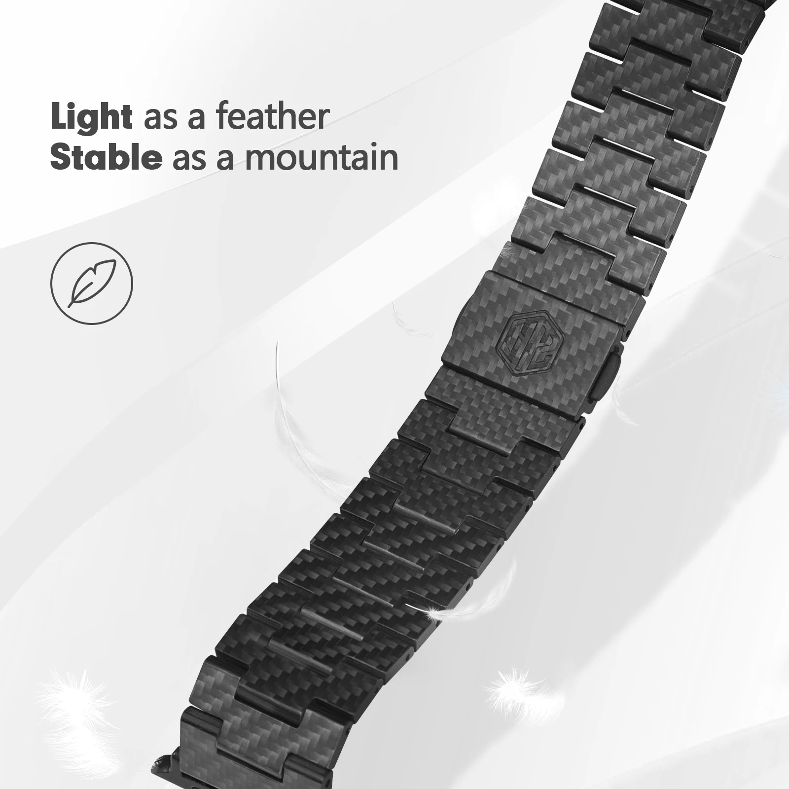 Apple Watch用のカーボンファイバーバックル付き時計バンド,クイックリリース,バックル付き,iwatchシリーズ2,3,4,5,6,7,8 se ultra,49,45,44,42mmと互換性あり