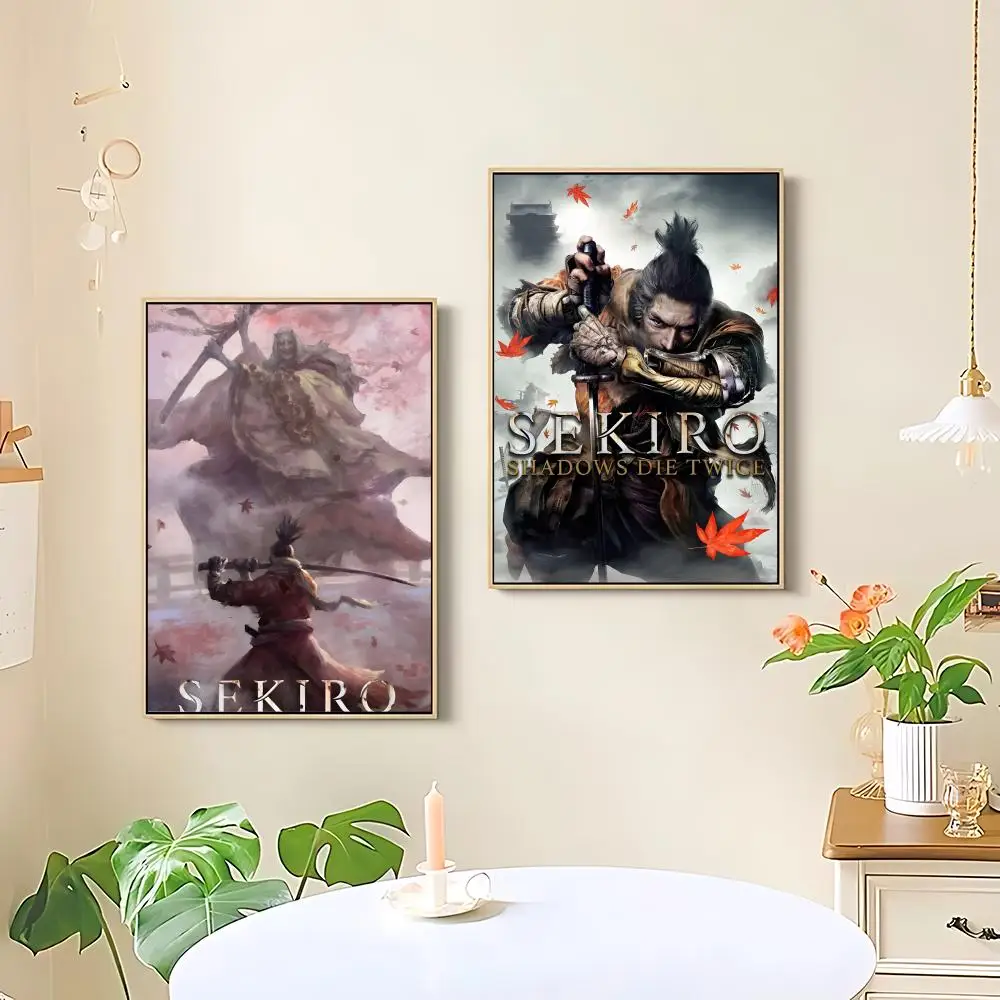Sekiro The Wolf Clan Poster HD art sticky wall waterproof home living room bedroom bar aesthetic decoration