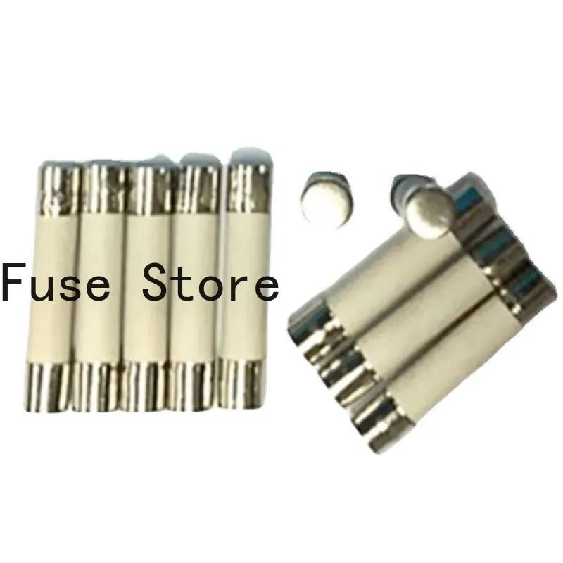 10PCS 6*30mm Explosion-proof Ceramic Fuse/tube With Lead Fast/slow Break Type 250V/T0.4A 400MA