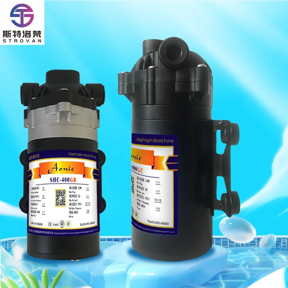 

STLF 24v DC RO Booster Pump Self Priming Diaphragm Pump for Water Filter RO Water Purifier