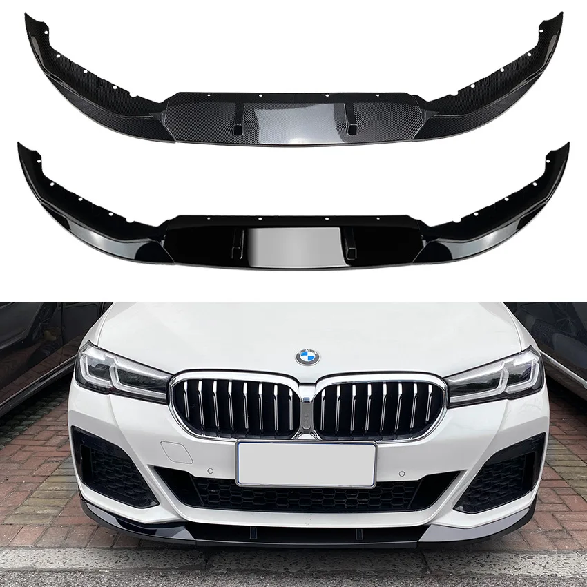 

For BMW 5 Series G30 LCI M Sport 525i 530i 540i Front Bumper Lip Chin Guard Diffuser Cover Deflector 2020-2022+ Body Kit Tuning