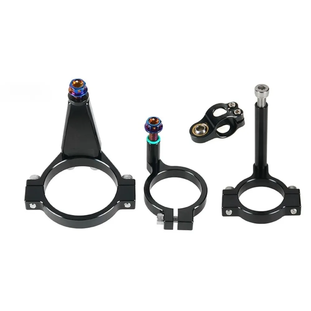 For Kawasaki 4R ZX4RR Titanium Ruler Bracket Titanium Ruler Hyperpro Ohlins Top Bottom Installation