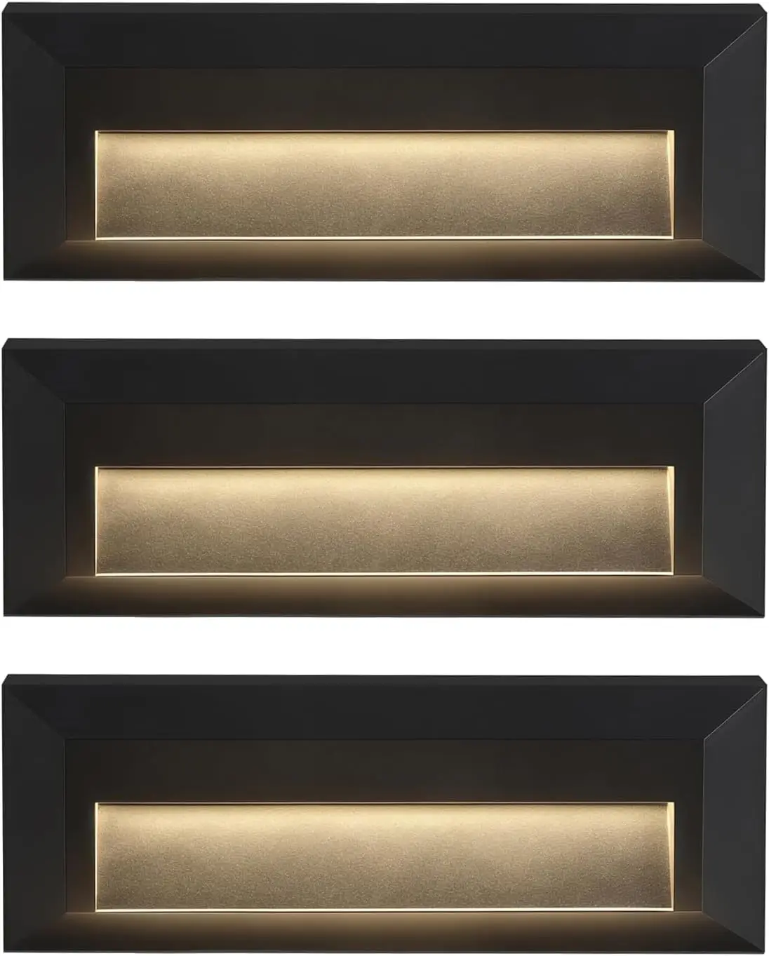 أضواء خطوة LED 110-240 فولت أضواء سلالم داخلية خارجية، إضاءة مقاومة للماء IP65 3 وات للسلالم والممر والممر والشرفة سهلة التركيب