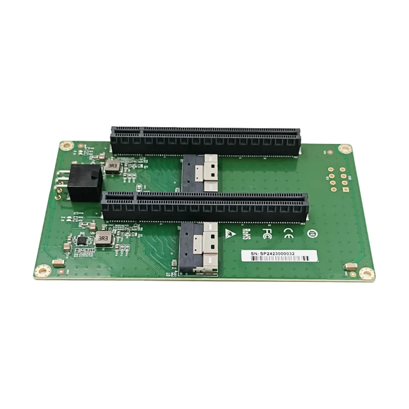 Imagem -06 - Conector de Alimentação Gpu com Atx x Sff8654 8i para x Pcie4.0 x 16 Slot 2x3 Pin