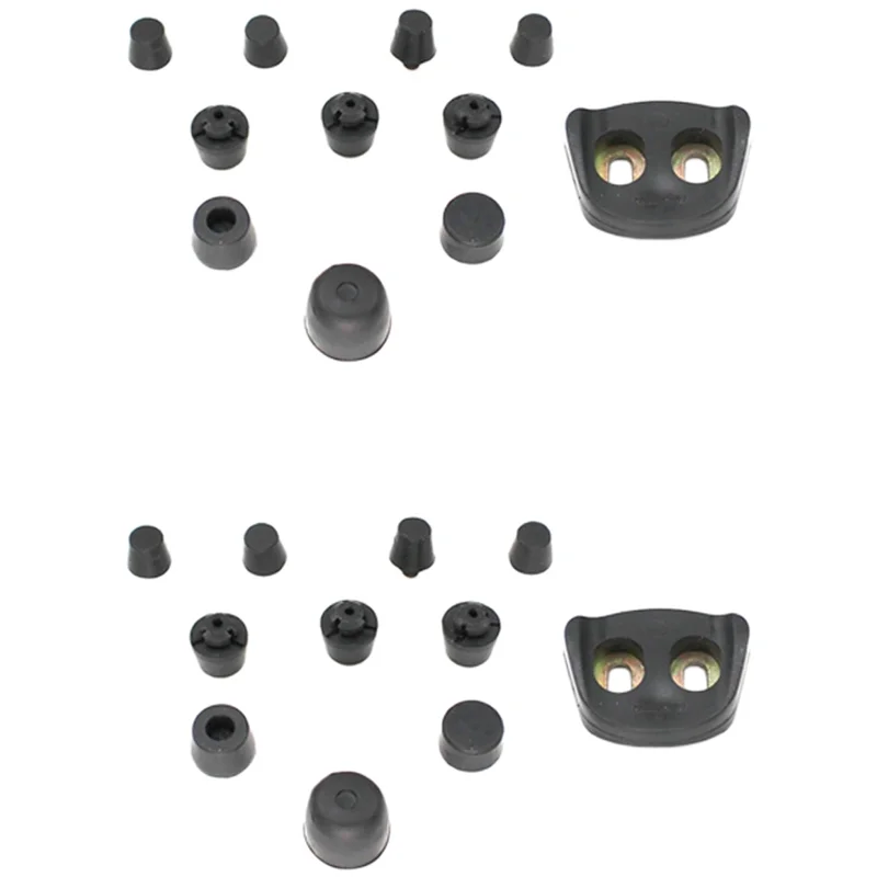 

NEW-2Set Car Door Dampers Buffer Pad Bump Stop Shock Rubber For Mitsubishi Pajero Montero V31 V32 V33 V43 V45 V73 V77