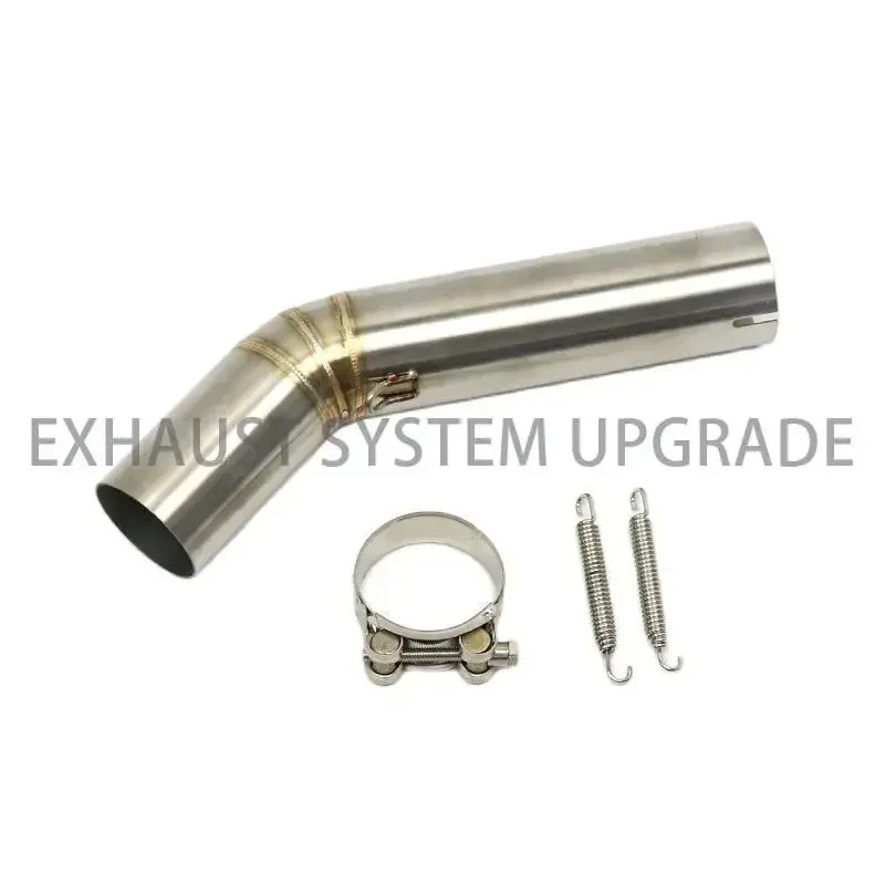 51MM Motorcycle Exhaust Muffler Pipe Middle Section Link Pipe For Suzuki GSXR 600 750 K6 K7 GSX-R600/750 51MM Motorcycle