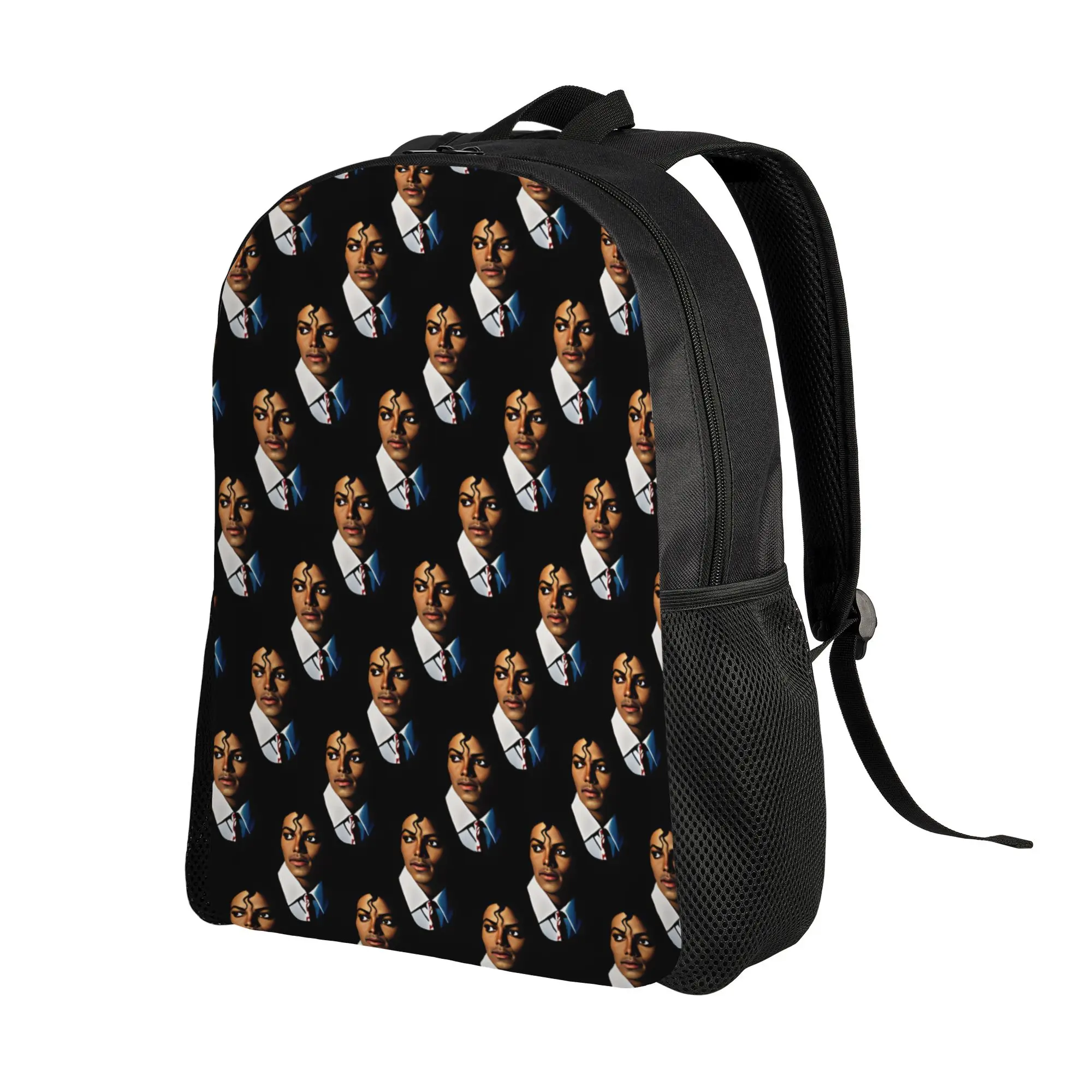 Michael Jackson King of Pop MJ Backpack  College Backpacks Female Elegant School Bags Colorful Lightweight Rucksack