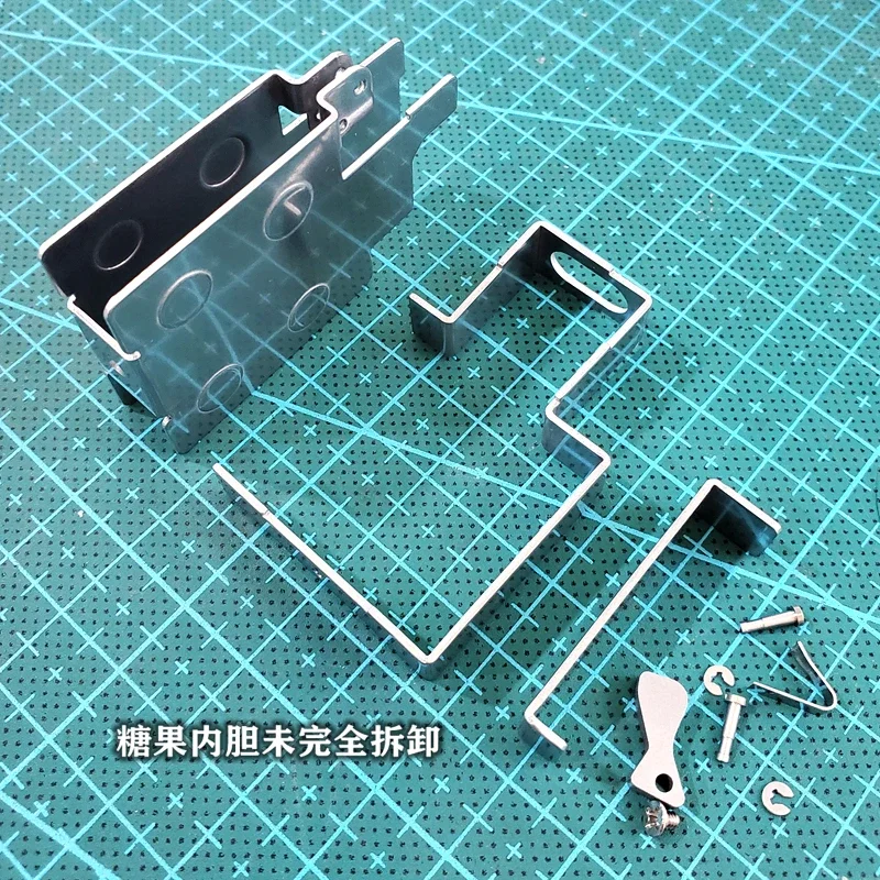 EDC Stainless Steel Insert  Portable Candy Chewing Gun Medicine Box Storage Multifunction EDC Tools