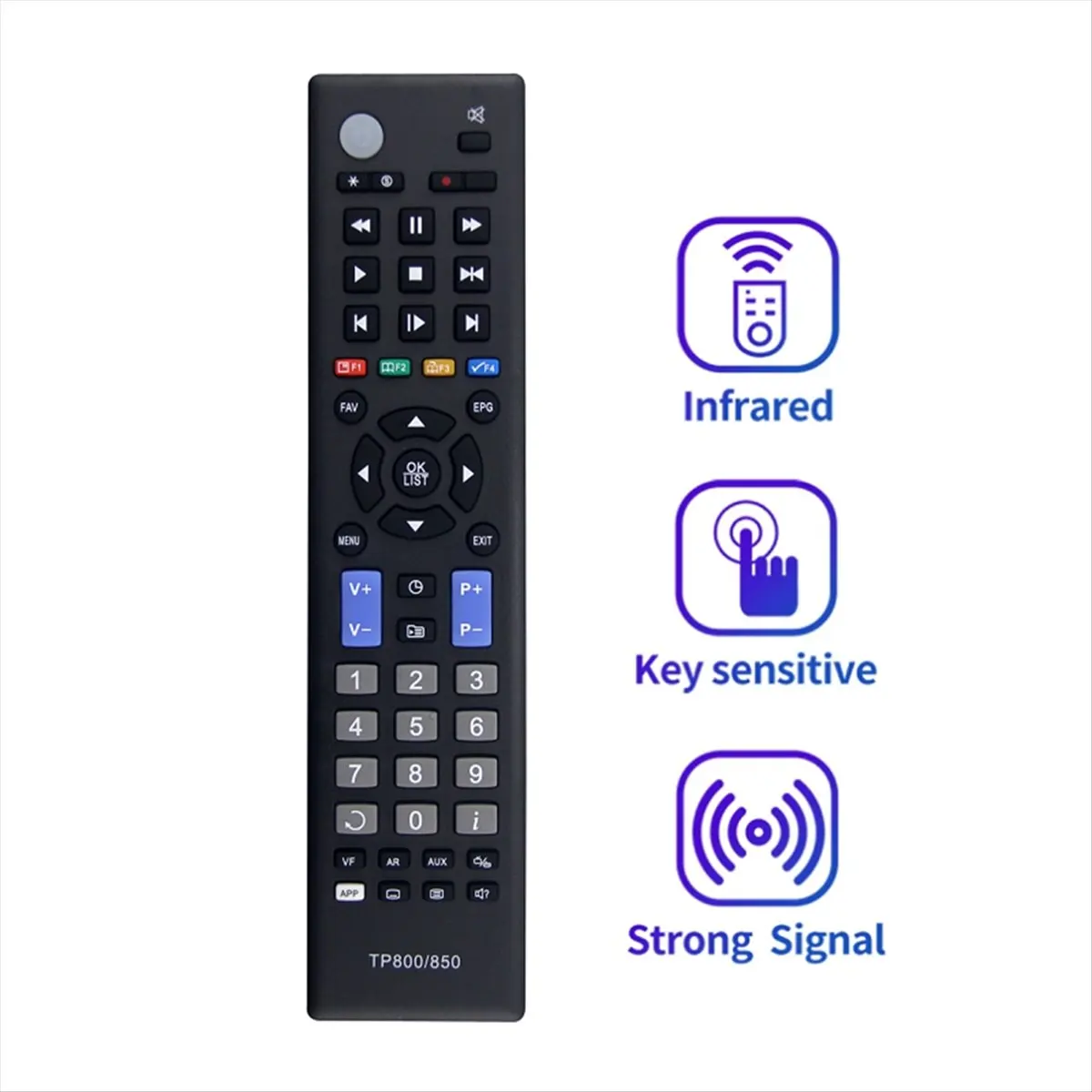 

TP800 TP850 Remote Control for Topfield TRF2100 TRF2200 TRF7260 TRF7260PLUS TRF5300 TRF5310 TRF5320 TRF6211