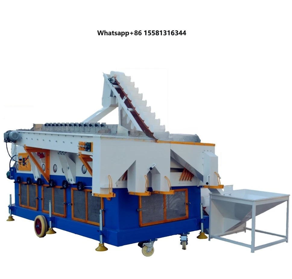 Seed Cleaning Machine / Grain Gravity Vibrating Separator