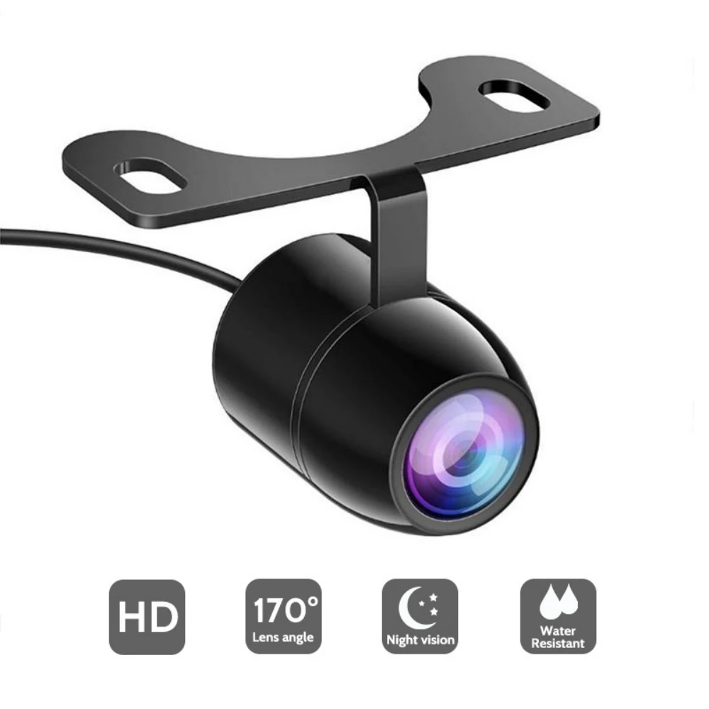 Car Rear View Camera Night Vision Reversing Auto Parking Camera CCD Waterproof LED Auto Backup Monitor 170 Degree HD Video