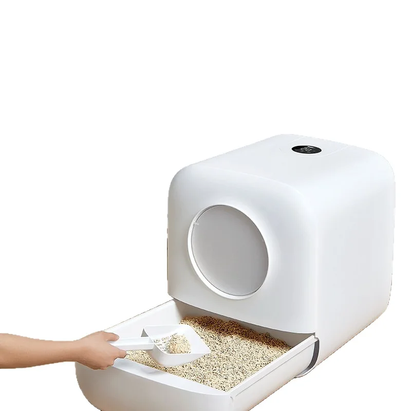 

Electric, smart, cat litter box, cat, fully automatic