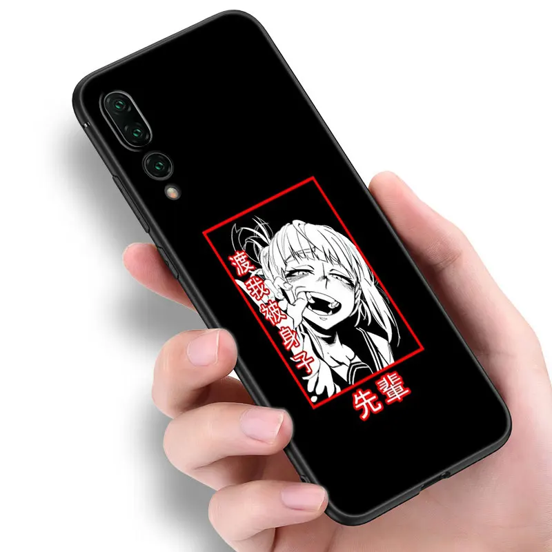 Anime Himiko Toga Waifu Black Phone Case For Huawei Nova 7i 8i Y70 P20 P30 P40 Honor 50 SE 90 Lite Y6 Y9 Prime Y5 Y7 Pro 2019