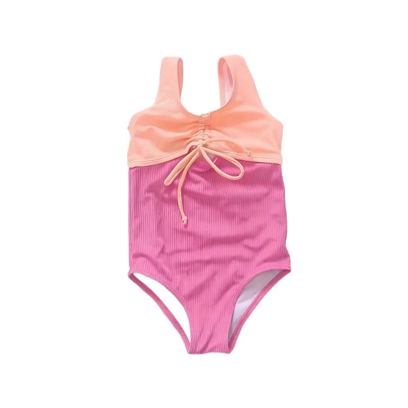 

Летний цельный купальник-майка для девочек 3-8 лет