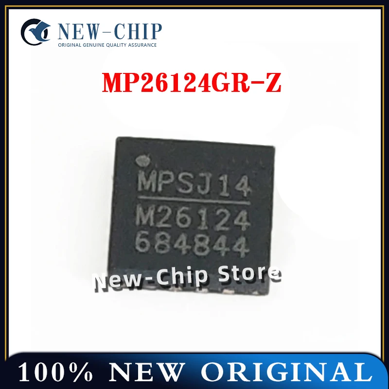 5PCS-100PCS/LOT  MP26124GR-Z  M26124  QFN16 Lithium battery charging chip  NEW ORIGINAL