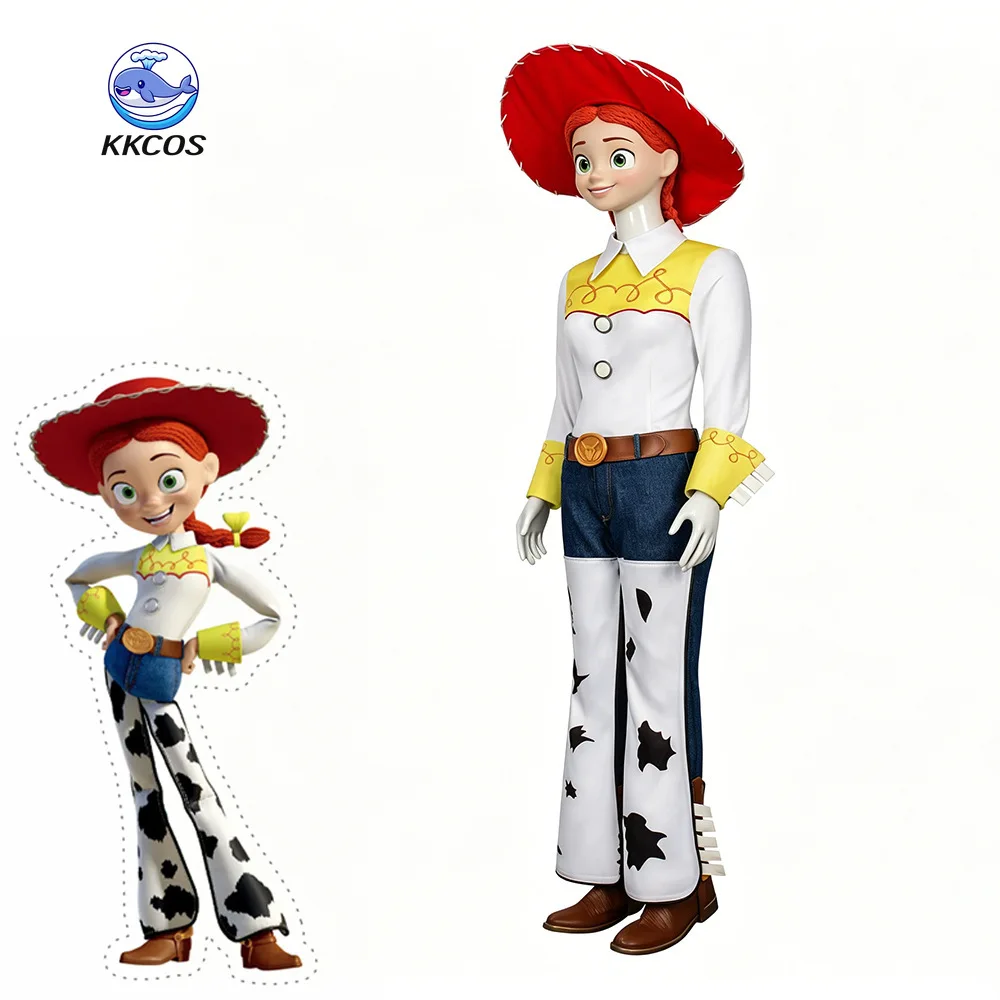 

KKCos Toy Jessie Cosplay Costume New Full Set Bo Peep Halloween Carnival Outfit Role Play Clothes