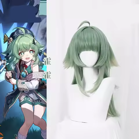 Honkai: Star Rail HuoHuo Cosplay Wig HuoHuo Heat Resistant Synthetic Hair Anime Party 60CM Long Wig + Free Wig Cap