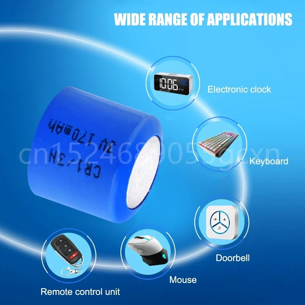 Cellules au lithium 3V 170mAh, bouton CR1/3N, décharge élevée, courant élevé, batterie M6 M7, DL-1/3N, CR13N, CR1/3N, 3V 24.com, 1-5 pièces