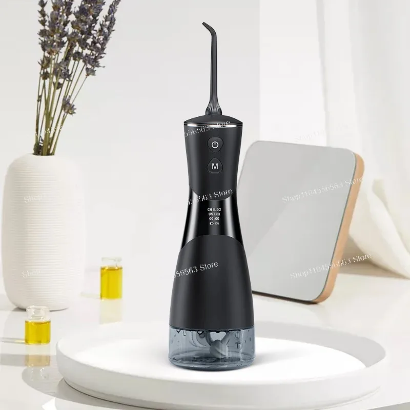 Multifunctional Portable Water Flosser - Large Capacity, Waterproof High-Pressure Pulse for Orthodontics & Tongue Cleaning