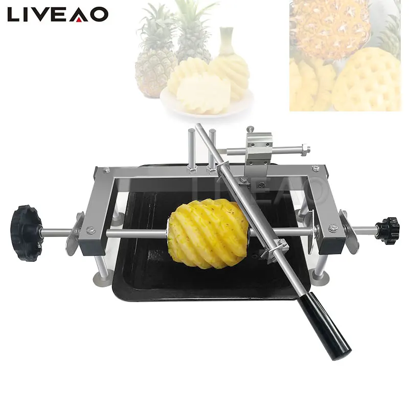 

Commercial Pineapple Peeler Stainless Steel Pineapple Skin Peeling Machine Peeling Cutter Tool