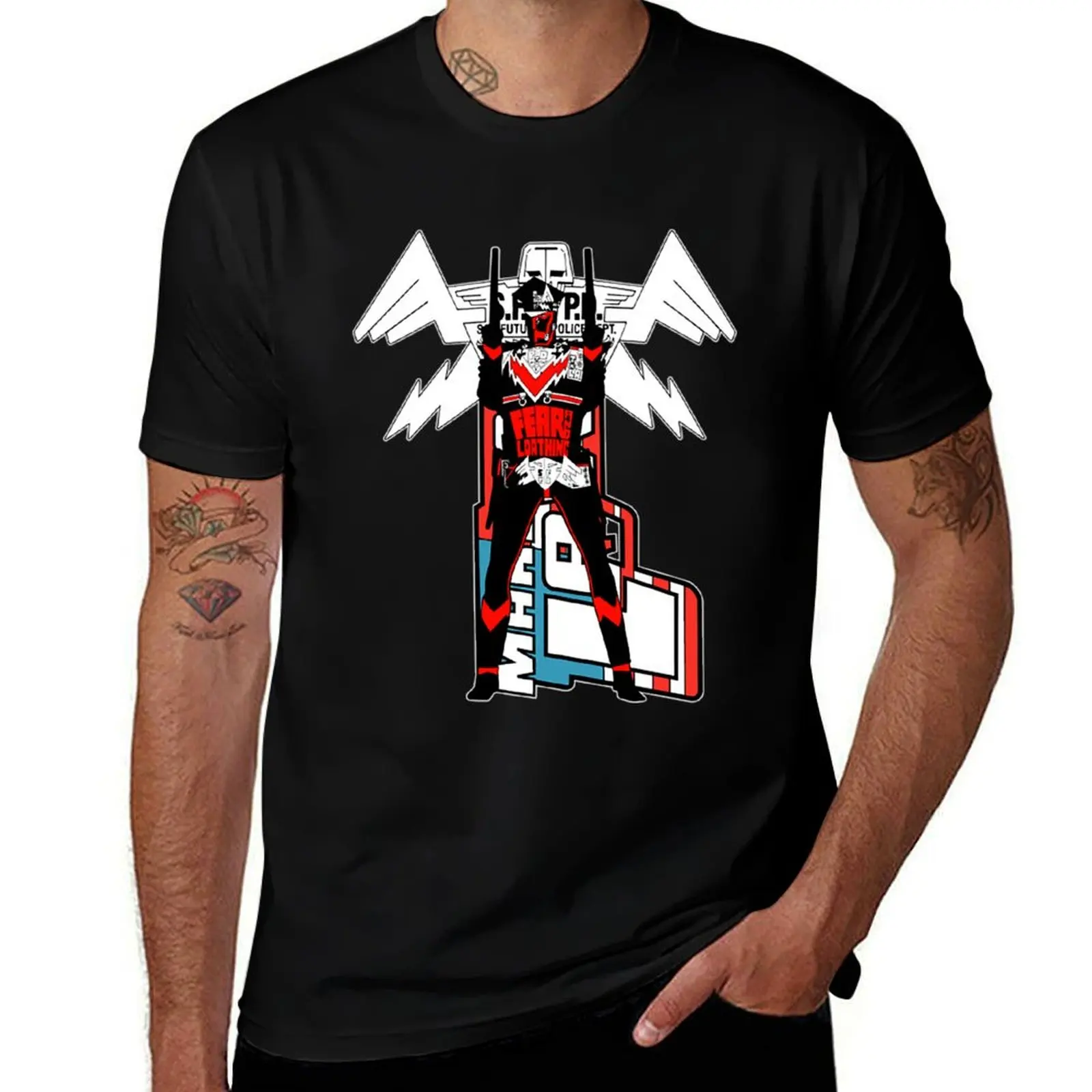

Marshal Law T-Shirt cotton t shirt man mens graphic t shirts