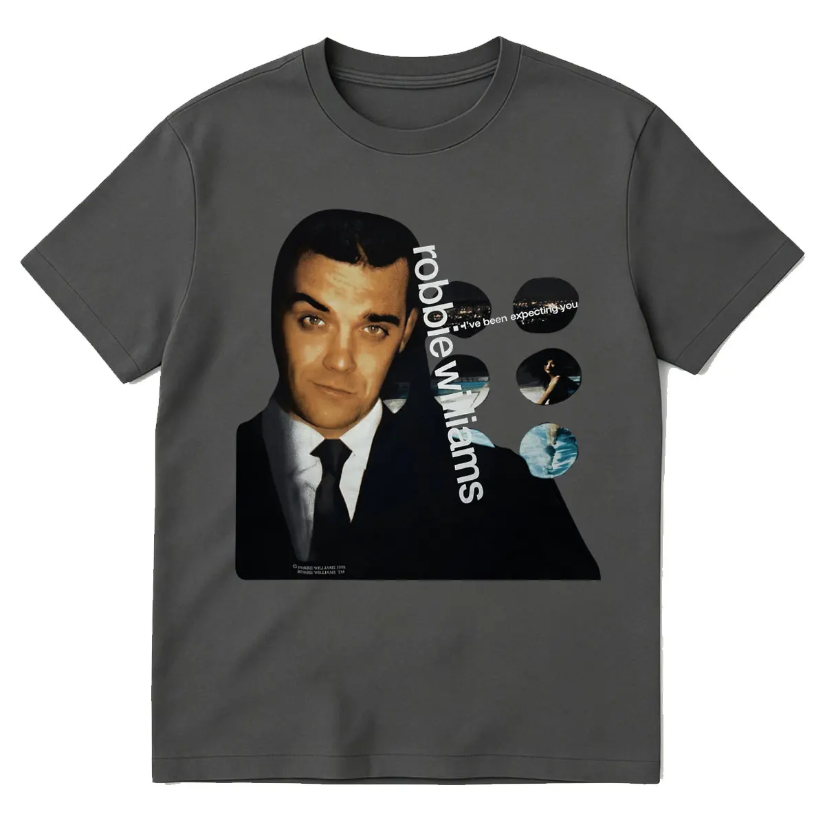 Robbie Williams Merch T Shirt Men's Clothing Fashion Hip Hop Short Sleeve T-shirt Cotton Casual Oversized T-shirts Streetwear