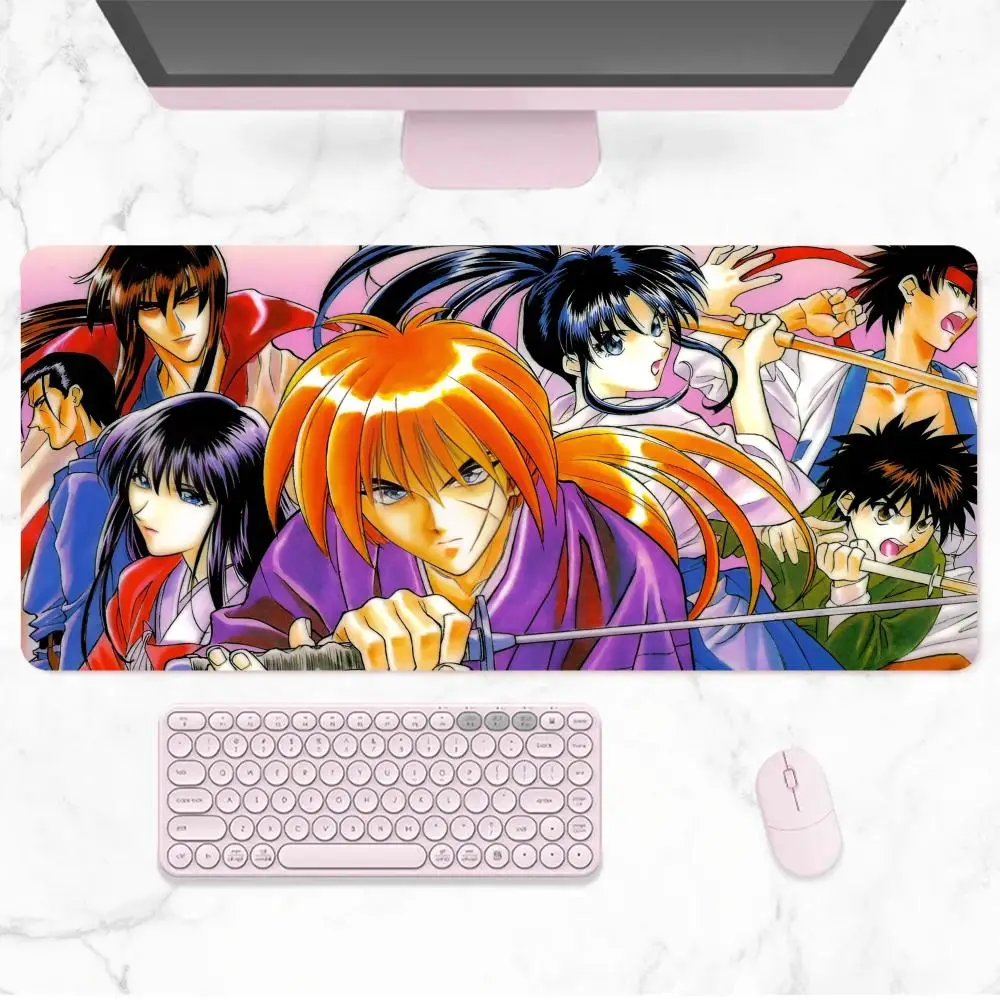 Comics R-Rurouni Kenshin Mouse Pad Anime Game Mouse Pad Computer Desk Pad Office Carpet Laptop Mouse Pad