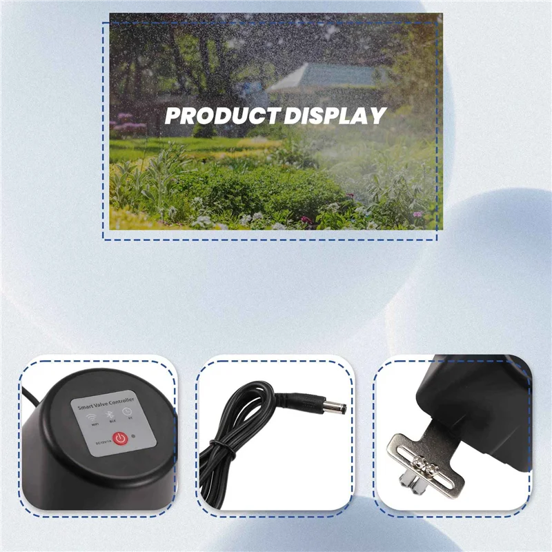 Fresh 2X Tuya WIFI Smart Gas Valve Garden Water Shut Off Timer Irrigation Controller With Alexa Google Smartlife EU Plug