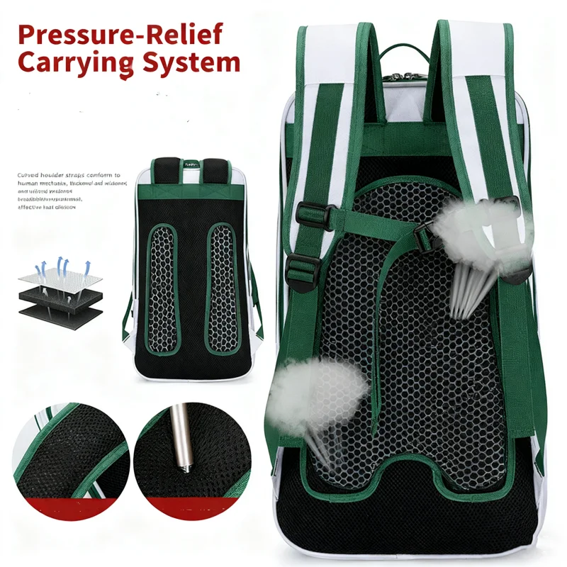 Tennis Backpack Holds 2 Rackets Multifunction Tennis Bag for Women Men  Large Capacity With Shoe Compartment Sports Racket Bag