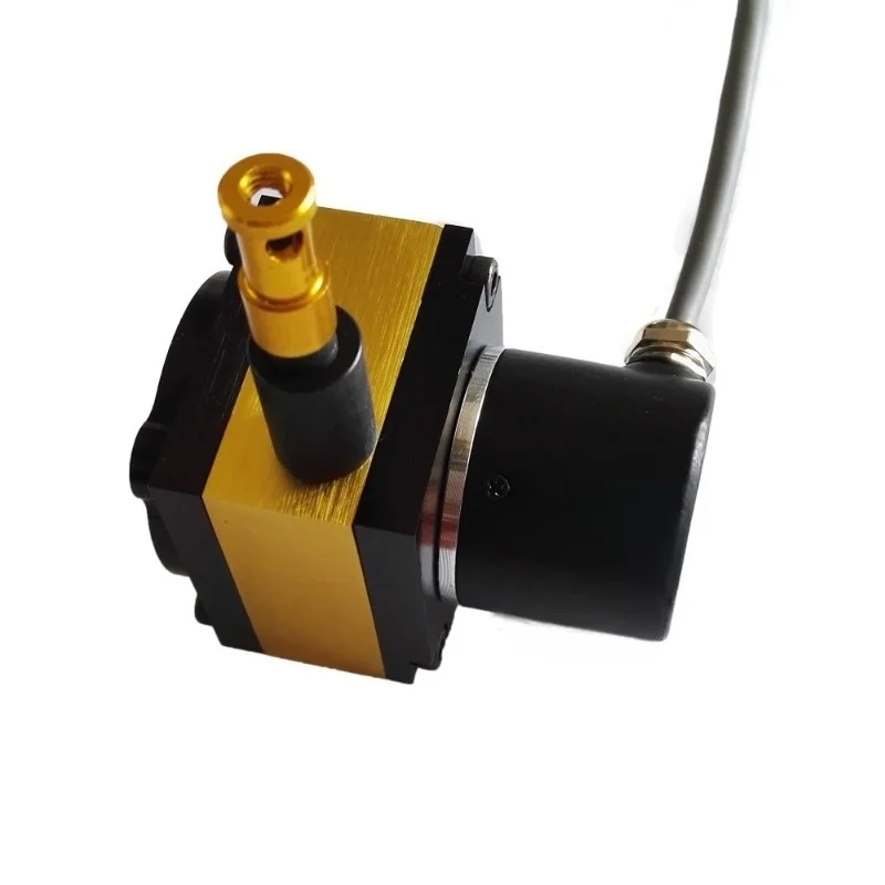 Pull wire displacement sensor 1200mm stroke range potentiometer 12/24DC IP54 protection 1000mm/s speed