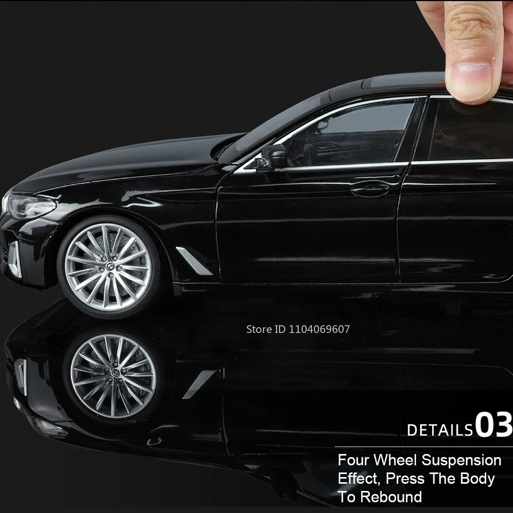 مقياس 1:18 530LI هوندا أكورد لعبة مجسمة سيارات سبيكة دييكاست أبواب مفتوحة قابلة للطي مرآة الرؤية الخلفية امتصاص الصدمات لهدايا الأطفال #4