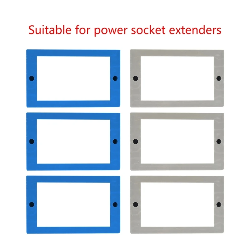 Pattress Box Conversión Doble Gang Back Box Mount Tomacorrientes eléctricos ABS Box 11UA