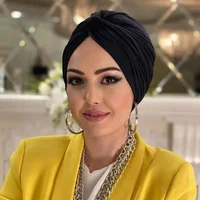 Abaya-Hijab blanc musulman pour femmes, sous-casquette, maillot islamique, instantané, rond, froissé, modal arabe 4