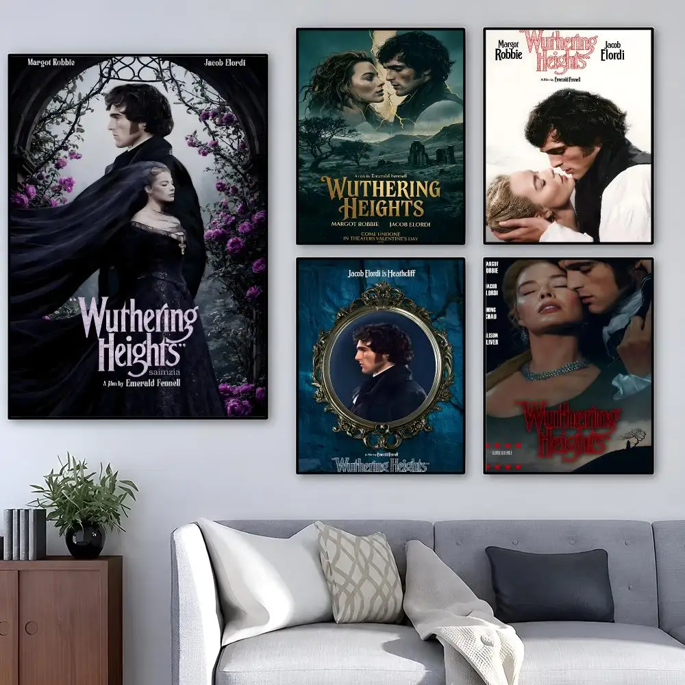 Movie Wuthering Heights Heathcliff Poster Pop Wall Art PP Decorative Water-Resistant Print Apartment Dorm Office Room Decor Gift