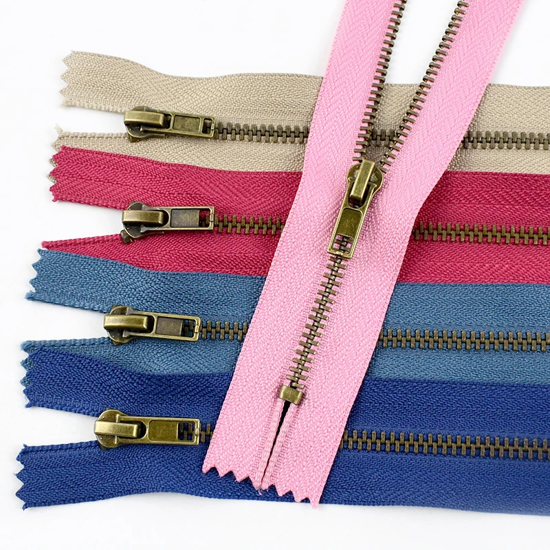 2/3/5P 3 # 5 # 20 سنتيمتر الخياطة المعادن سستة الملابس السراويل إغلاق البريدي معطف جيب الديكور البريدي إصلاح أطقم DIY بها بنفسك الملابس والاكسسوارات #4