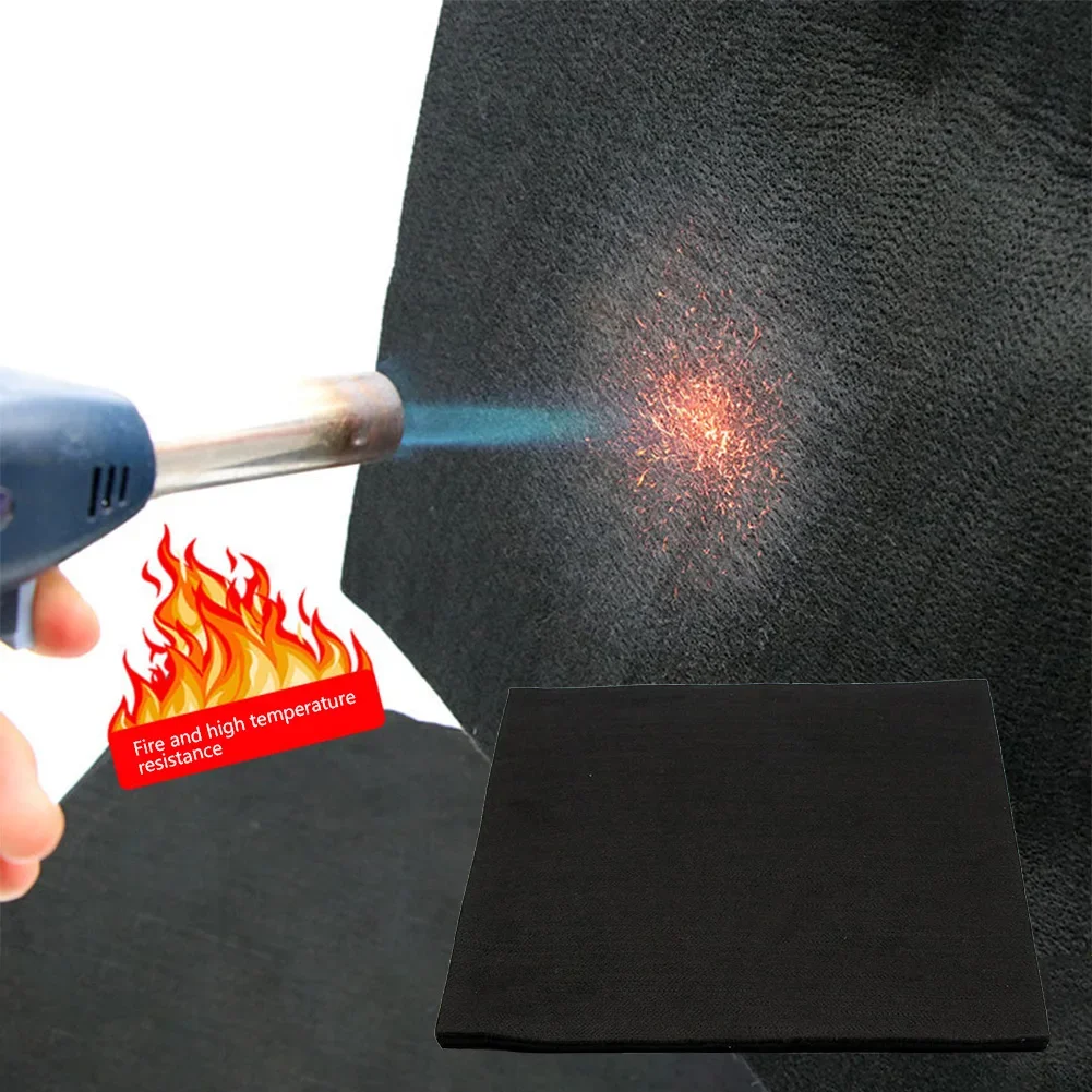 30*30cm 30*20cm Graphite Felt Black Welding Protective Fire Blanket Torch Shield Pack Protective Sheet High Temp Durable Blanket
