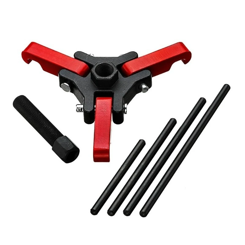 

Universal Balance Puller Set Shock Absorber Pulley Remover Tool 3-Jaw Gear Puller for SUV Van Pickup Truck Repair