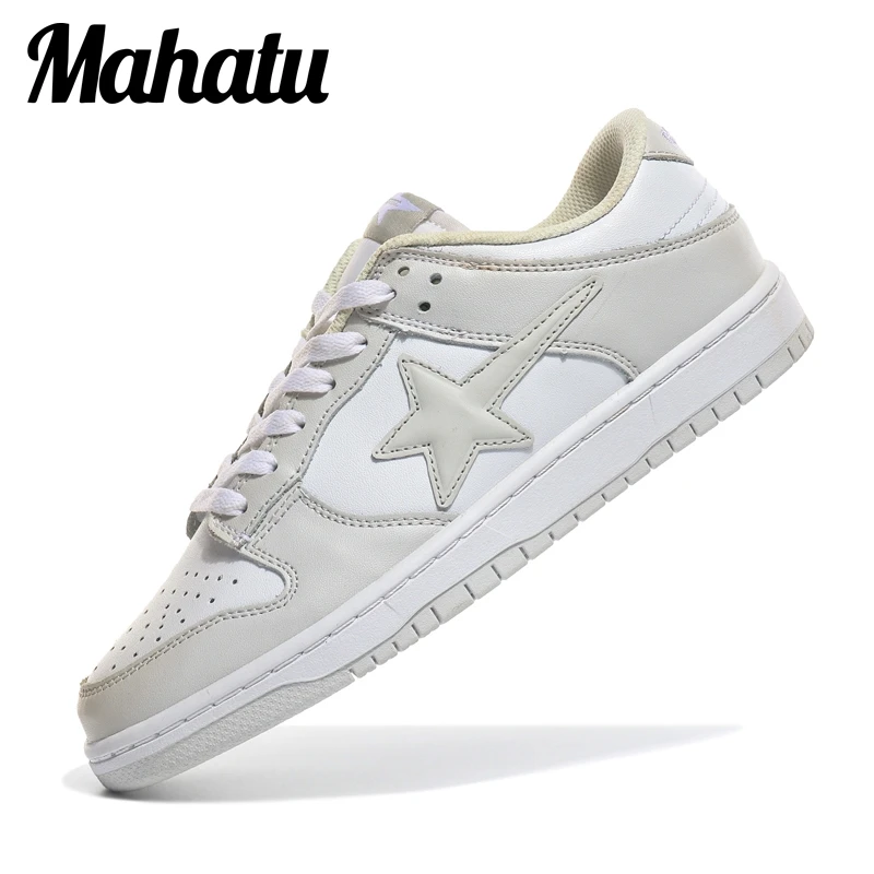 

Men Women Genuine Leather shoes Men's Leisure Casual Sneakers comfort breathe freely tenis masculino Air force Shoes masculino