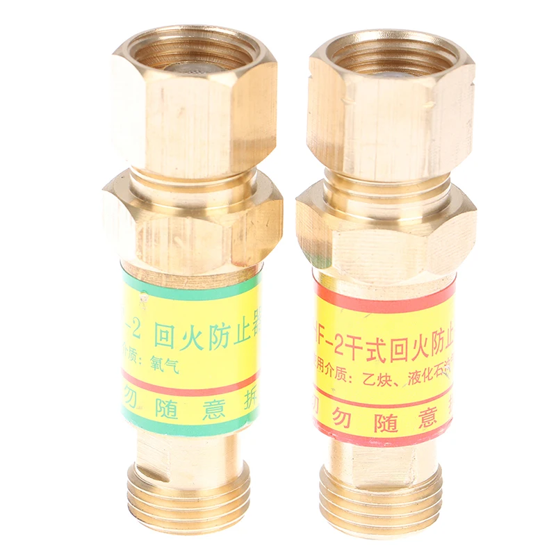 

New Gas Welding Accessories Oxygen/Acetylene Check Valve Flashback Arrestor Welding/Cutting Torch Flame Buster Gas Cutting Tools