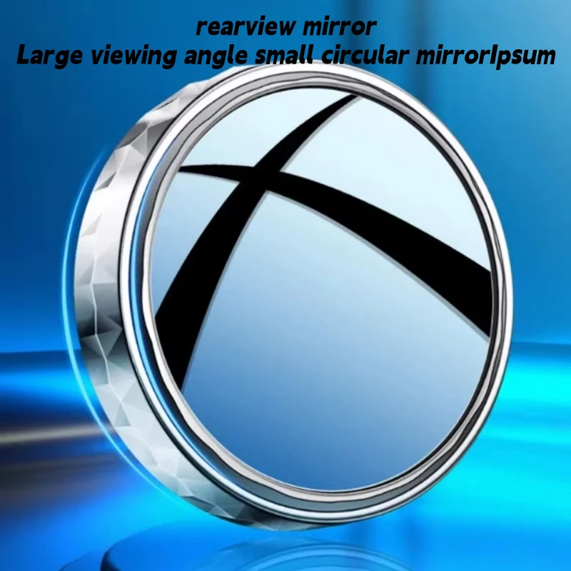 

Car Blind Spot Mirrors Sector Frameless Auxiliary RearView Mirror 360 Degree Wide Angle Adjustable for Car Parking Reversing