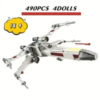MOC 75301 Space Wars X-Wing Fighter Building Block Model Bricks Toy For Kids Adults Birthday Christmas Gifts