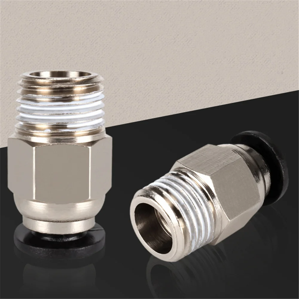 Durable Quick Coupler Bowden 1.75mm Fittings Hotend Part PC4-01 Remote For V6 V5 J-head Pneumatic Connectors 3D Printer Parts