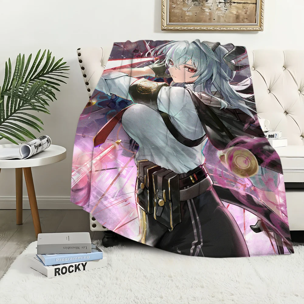 

Wuthering Waves Zani Game Blanket Blanket for Couch Sofa Travel Home Hiking Picni Bed Beding Flannel Blanket birthday gift