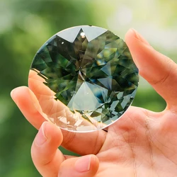 60mm Flaw Round Crystals Pendants Prisms Glass Clear Chandelier Crystal Hanging Ornament Suncatcher DIY Crafts Home Decoration