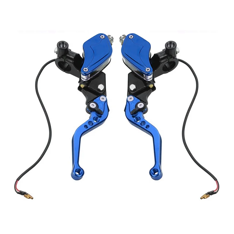 ABOK-For 22MM Handlebar Motorcycle Handlebar Master Cylinder Levers Handle Hydraulic Brake Pump Clutch