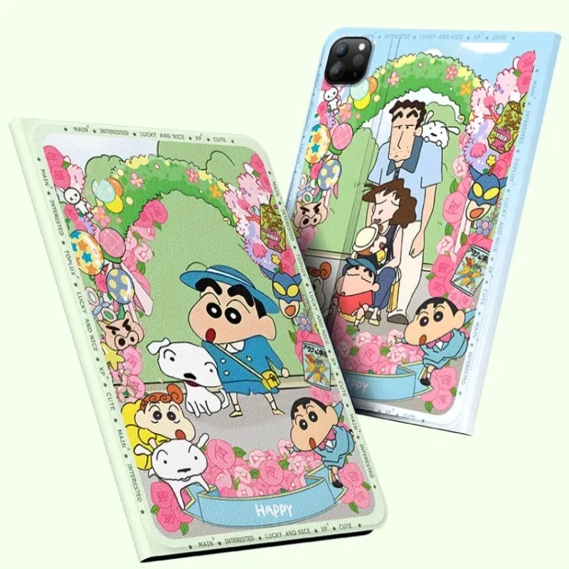 

Crayon Shin-chan For iPad Case Funda ipad 8/9/10 A16 11in Tablet Cover Air 3 4 5 10.9in M2 M3 Pro 4 5 612.9in M4 Protective case