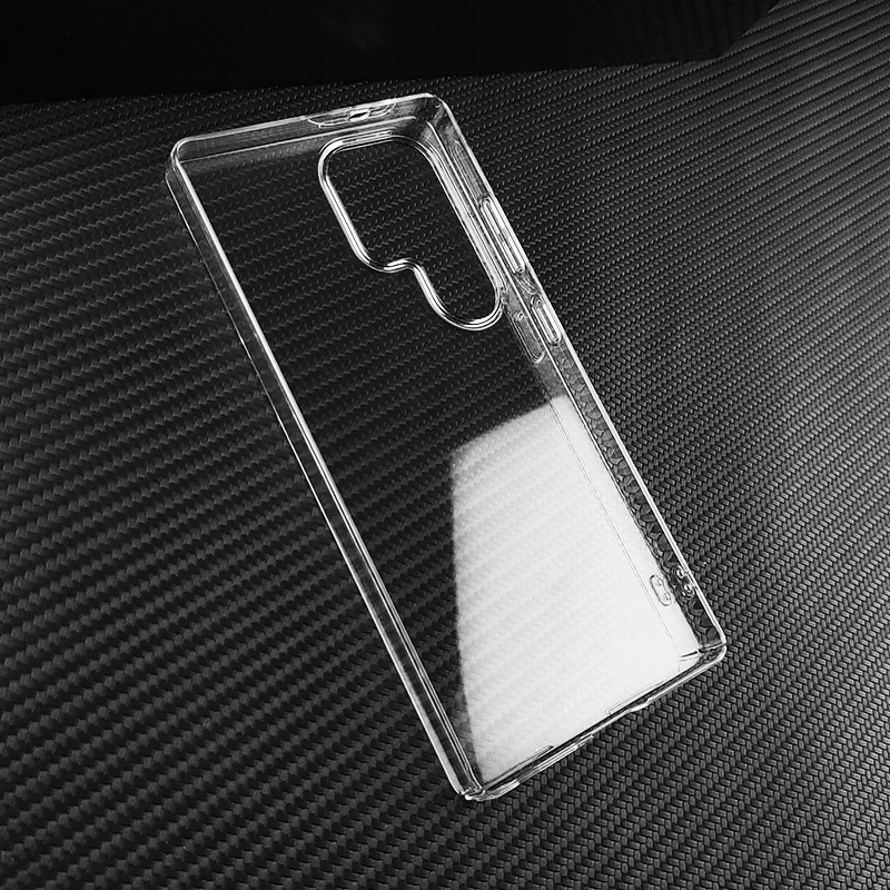 For Samsung Galaxy S26 S25 Edge Ultra Plus FE Hard PC Camera Protect Case Ultra Thin Clear Plastic Full Cover Protective Skin
