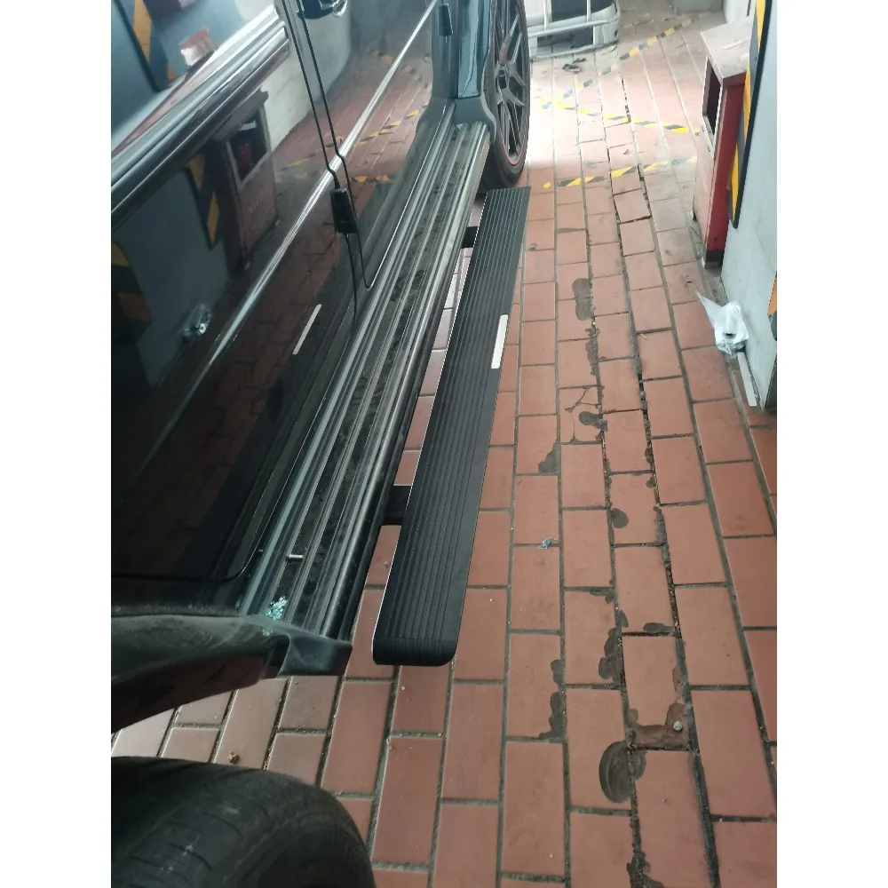 لوحة تشغيل كهربائية بدواسة جانبية من سبائك الألومنيوم عالية الجودة LED لسيارة Benz G CLASS Vito BMW GLC GLE والموديلات #3