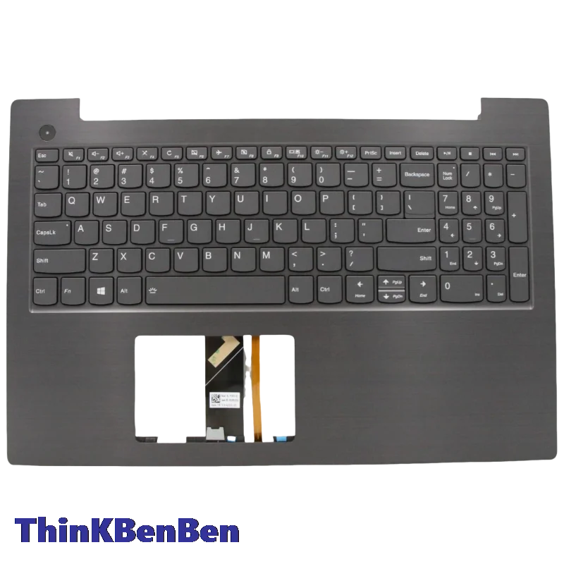 US English Iron Gray Keyboard Upper Case Palmrest Shell Cover For Lenovo V330 15 15ISK 15IKB 5CB0Q60250