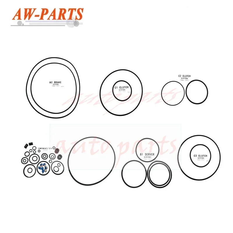 Automatic Transmission Seal Ring Kit TF80-SC TF80SC  Repair Pack for Mazda Volvo Ford Mondeo Car Parts Auto Accessories K197A